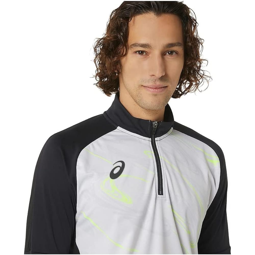 [ASICS] Soccer Wear Dry Half Zip Training Jacket 2101A216 Men's