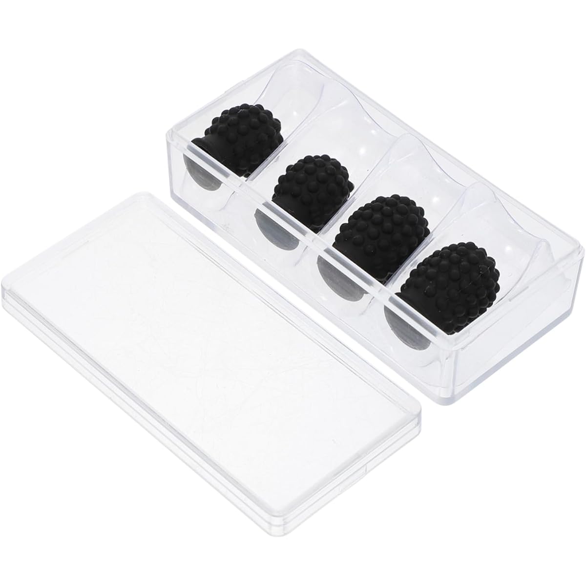 VICASKY Drumstick Mute Set Drum Mute Pad Mallet Percussion Cover Percussion Supplies Mallet Drumstick Musical Instrument Drumstick Cap Silicone Drumstick Cap 7a Mute