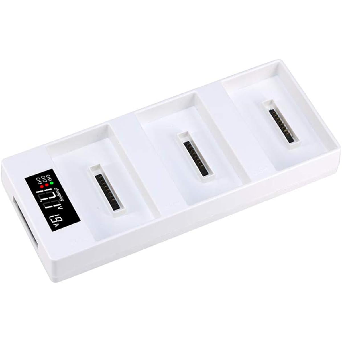 Hanatora Battery Charging Hub for DJI Phantom 4/4 Advanced/4 Pro V2.0/4 Pro Plus Obsidian 3-in-1 Multi-Charger with Charging Indicator LCD Display