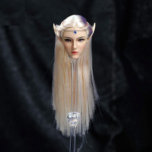 1/6 Scale Fairy Elf Queen Head Sculpt for 12 inch Action Figure