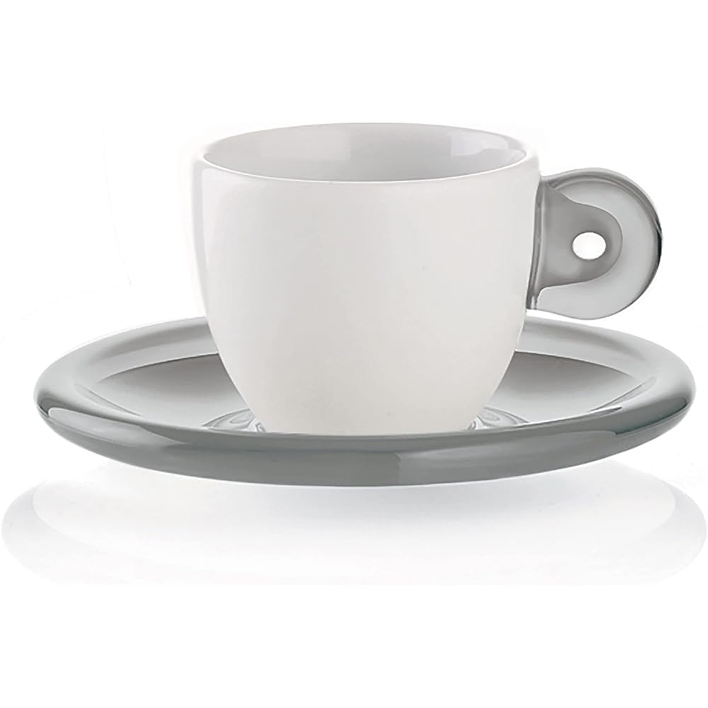 guzzini (Guccini) Espresso cup and saucer set of 6 GOCCE