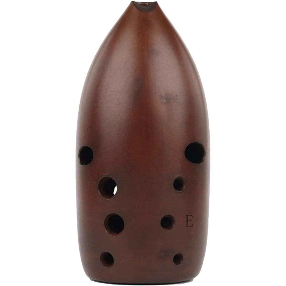 Tao Xun Portable E-tune Ceramic Ocarina Ocarina Musical Instrument for Beginners Students Adults 10 Holes Wind Instrument (Red)