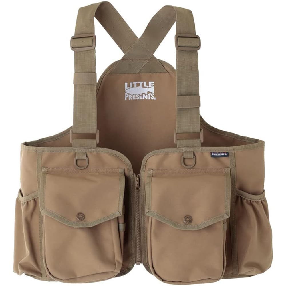 LITTLE PRESENTS Trout Classic Vest V-25 Khaki Free