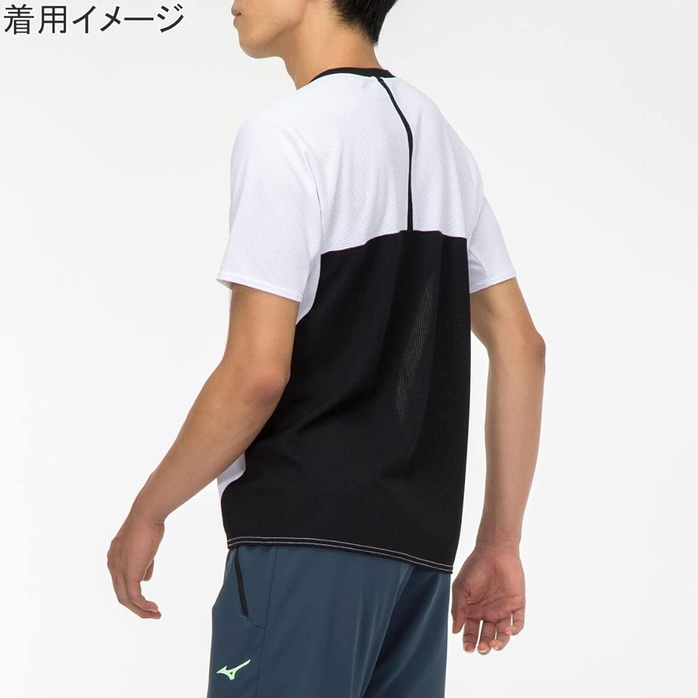 [Mizuno] Training Wear Dry Aeroflow Short Sleeve T-Shirt Highly Ventilated 32MA2021 Men's