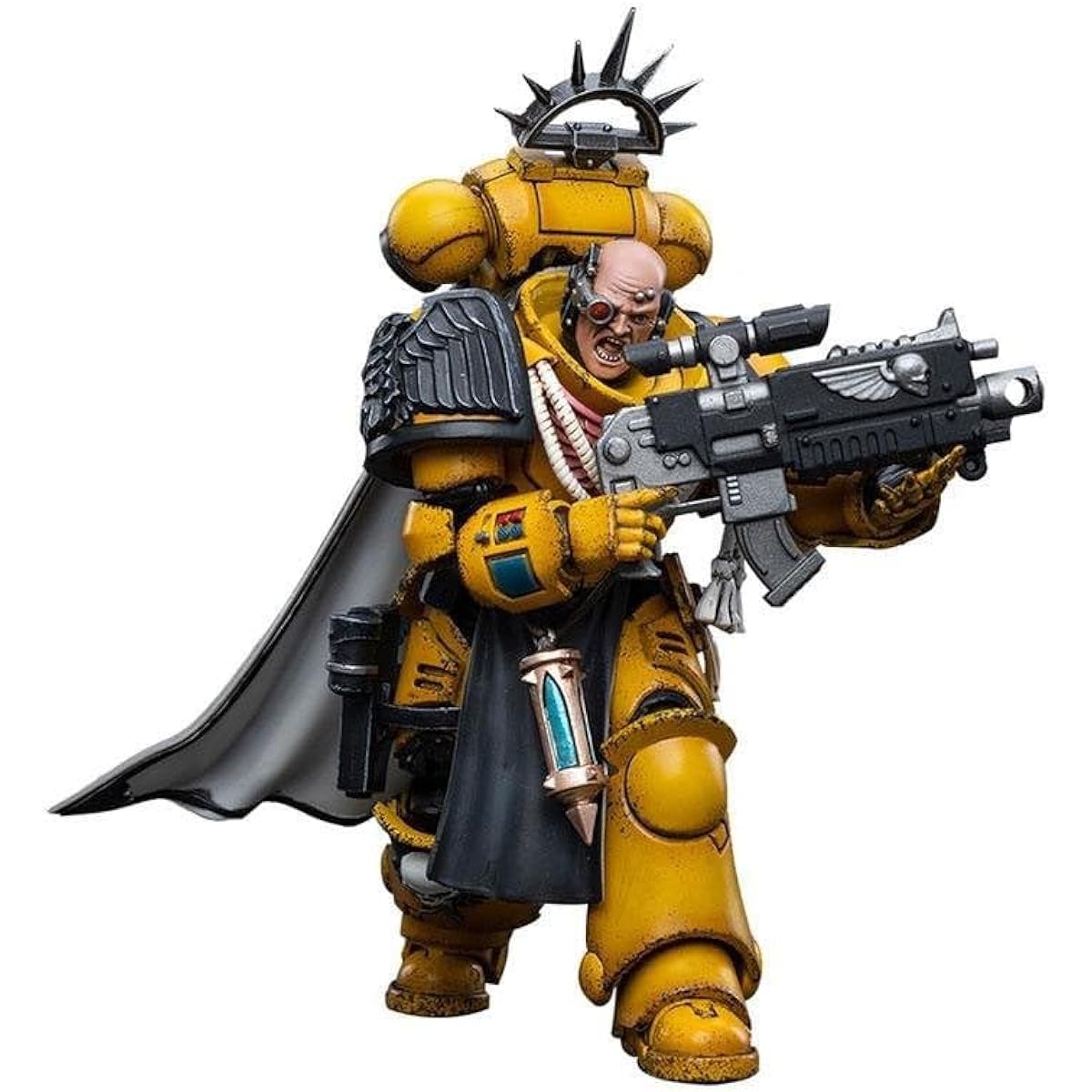BLOOMAGE JOYTOY (Beijing) TECH Warhammer 40k:Imperial Fists Primaris Captain 1:18 Scale Figure
