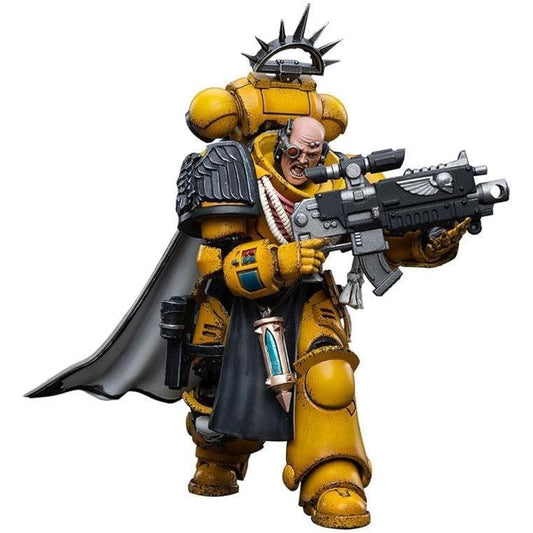 BLOOMAGE JOYTOY (Beijing) TECH Warhammer 40k:Imperial Fists Primaris Captain 1:18 Scale Figure