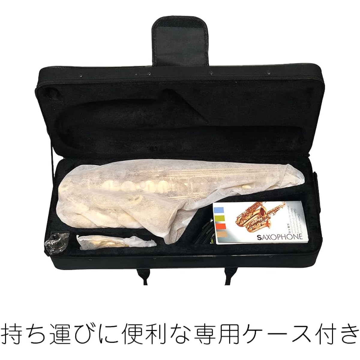 Alto Saxophone Beginner Set Saxophone Saxophone Wind Instrument Gold Engraved Special Case Included