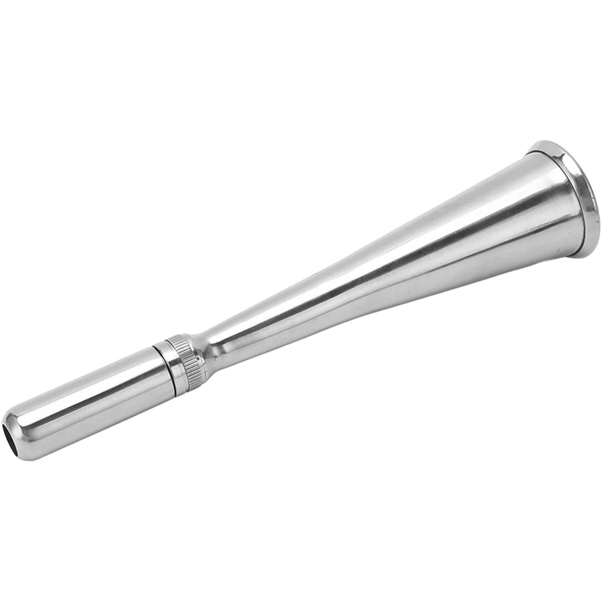 Handheld Fog Horn Fog Horn Removable Mouthpiece Stainless Steel Clear Sound for Sailing