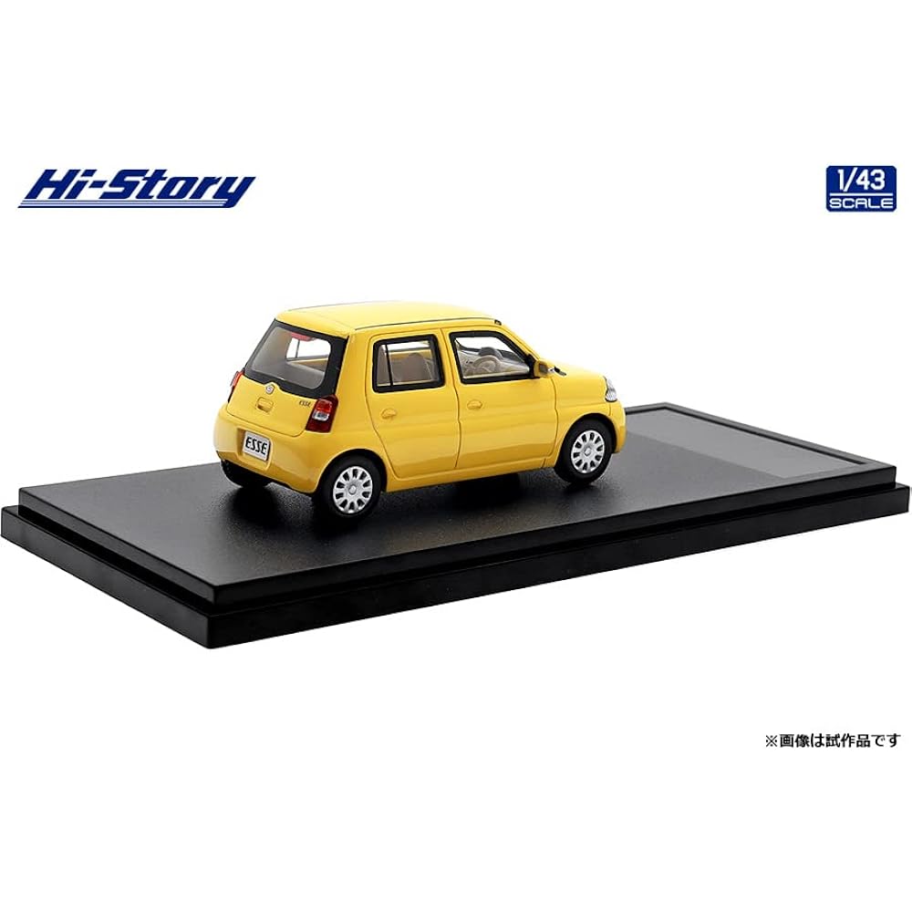 INTERALLIED Hi Story 1/43 Daihatsu ESSE X (2006) Sunshine Yellow Finished Product