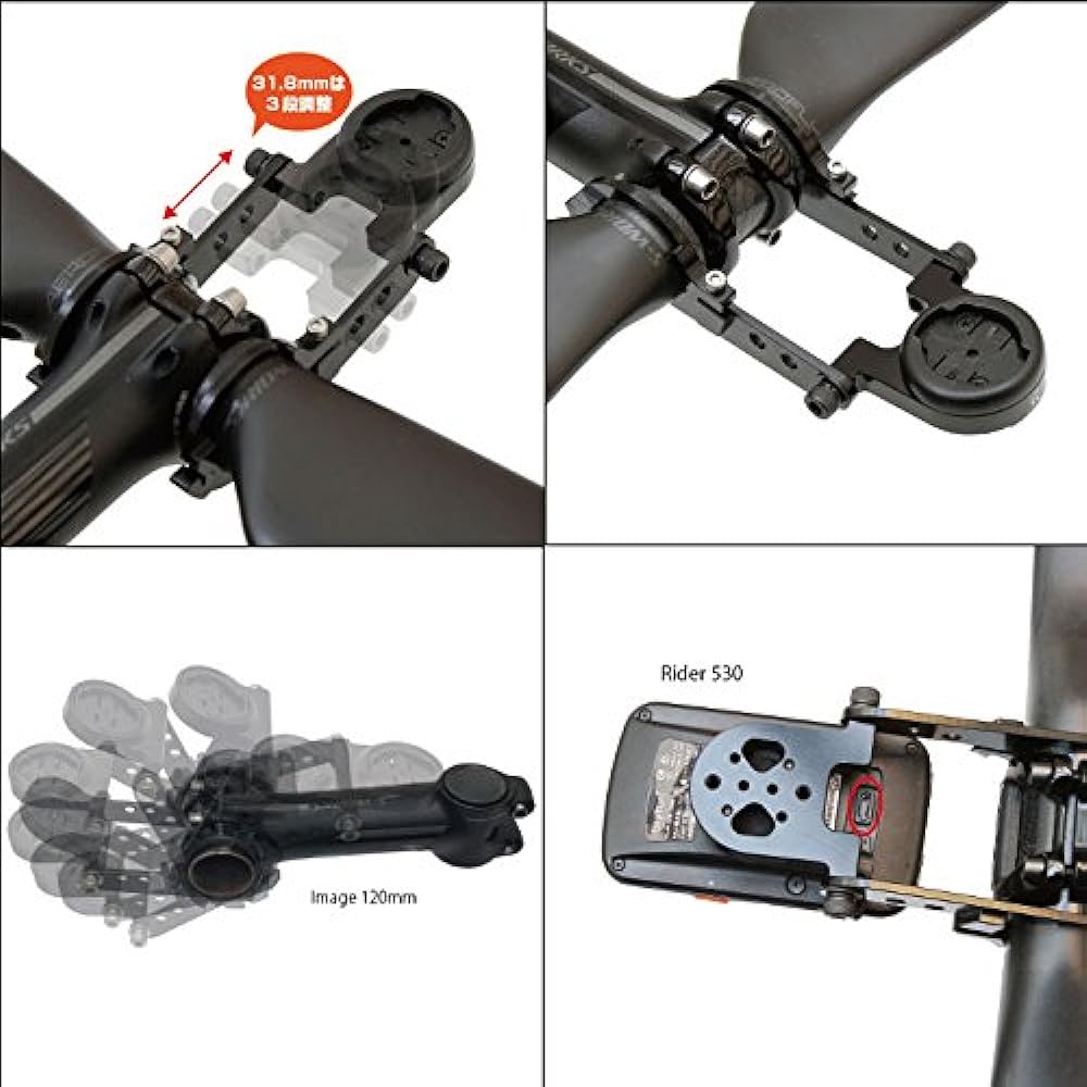 [REC MOUNT] Brighton Mount Double End Narrow Type (Base Only) [BRY-Narrow19] For Handle Clamp Diameter 31.8mm
