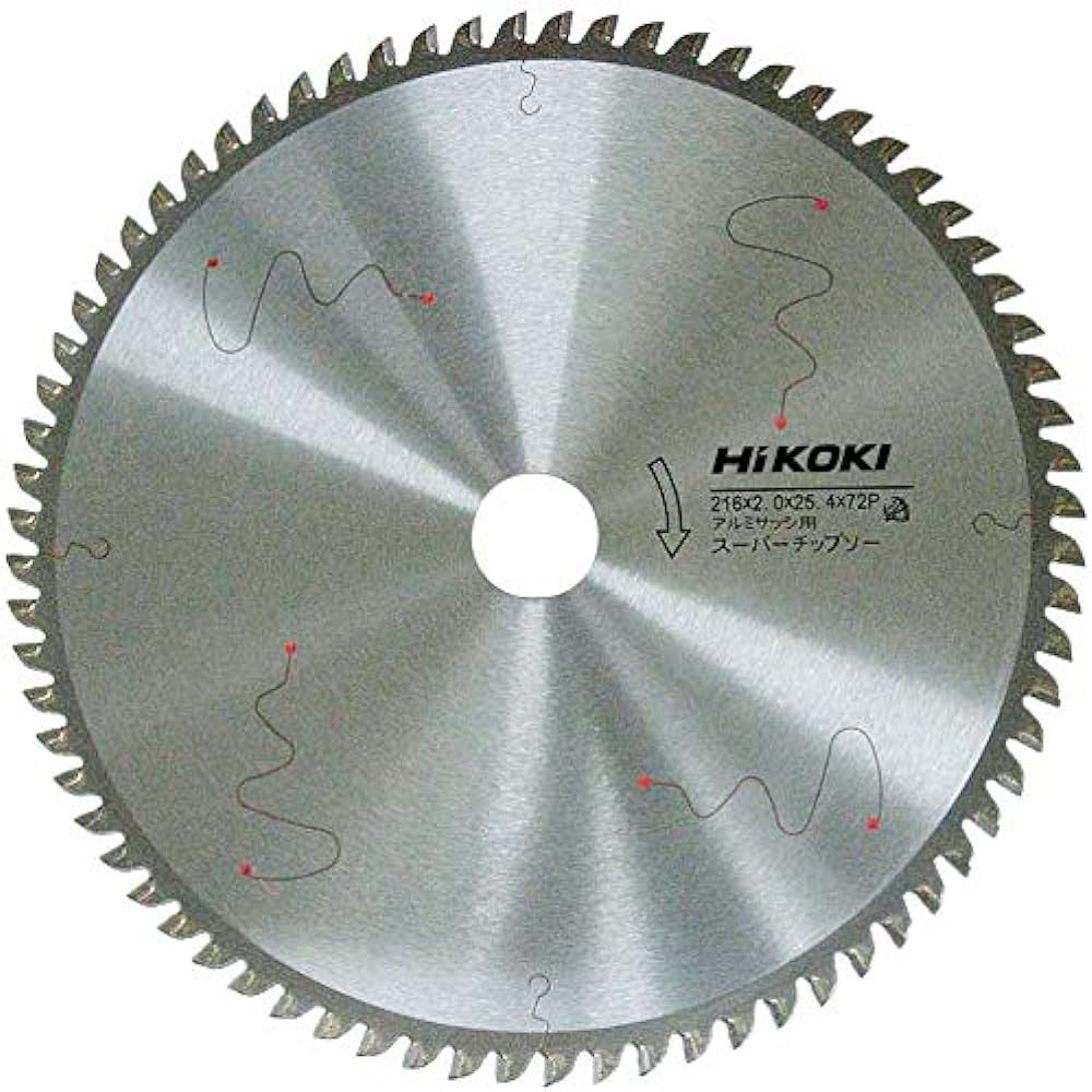 HiKOKI Super Chip Saw (for Aluminum Sash) 216mm x 25.4 72 Blades 0032-6743