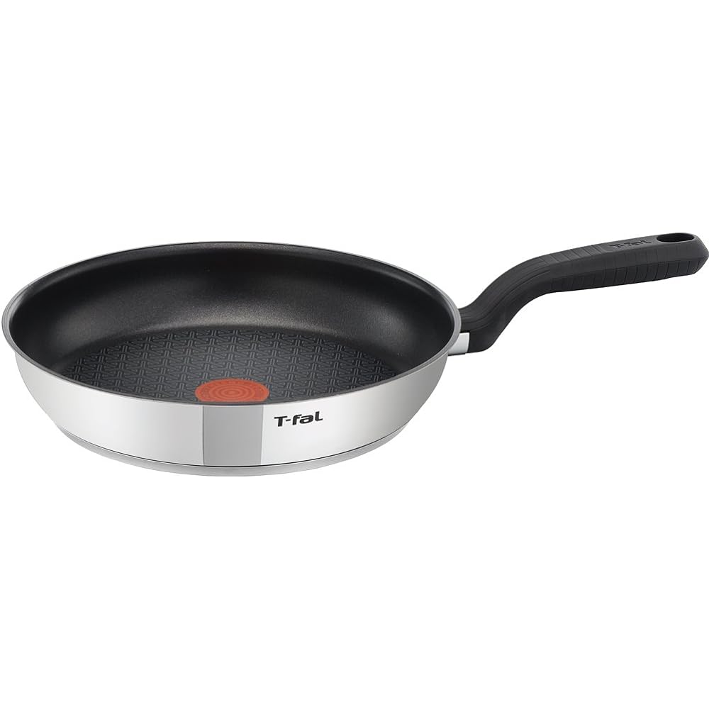 Tefal Frying Pan 20cm IH Compatible "Comfort Max IH Stainless Steel Frying Pan" Power Resist 3 Layer Coating C99402 with Handle T-fal