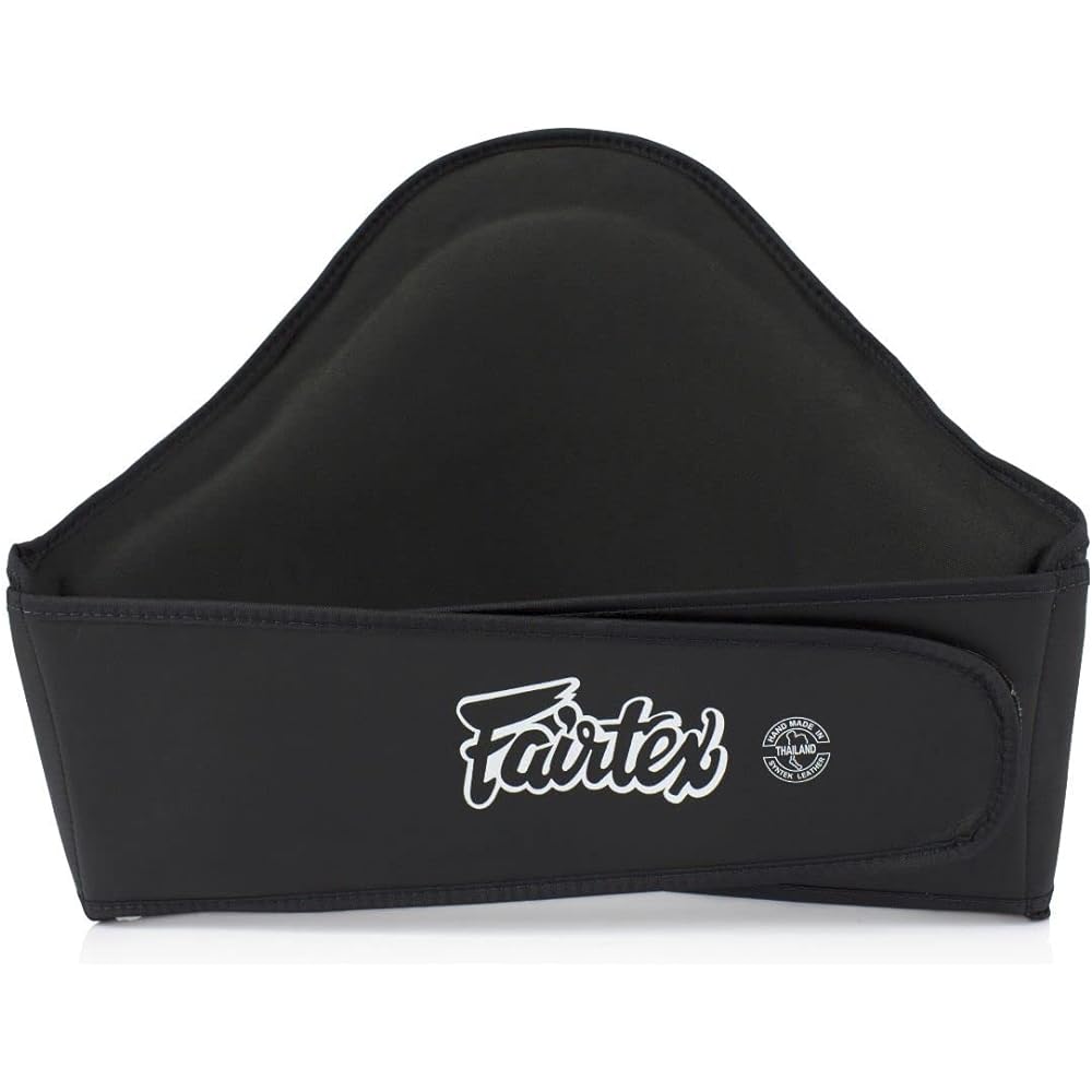 Fairtex Belly Pad Guard BPV3 Red Black Muay Thai Kickboxing MMA K1 Microfiber
