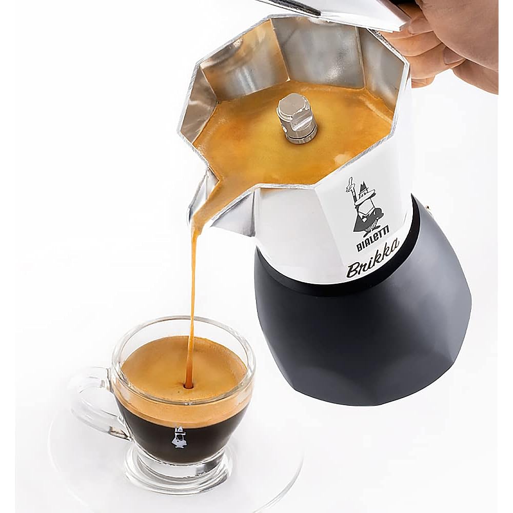 BIALETTI Bialetti Brikka 4 Cup Direct Fire Type (Coffee Maker Espresso Maker Macchinetta)