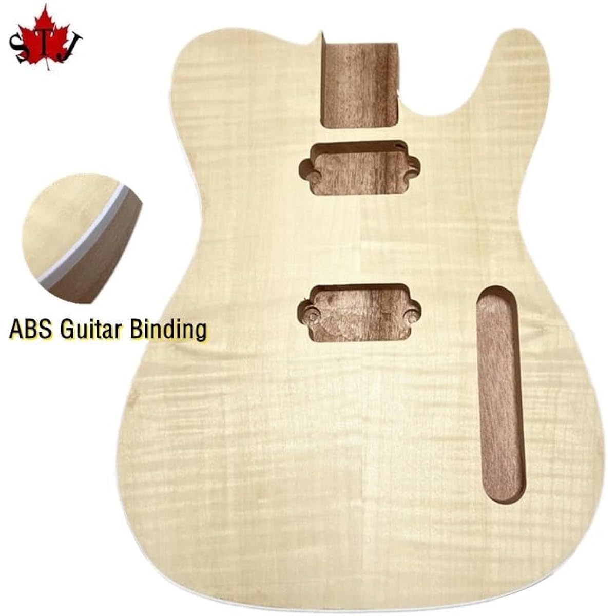 Telecaster type 2 humbucker unpainted guitar body Telecastar humbucker type body DIY material