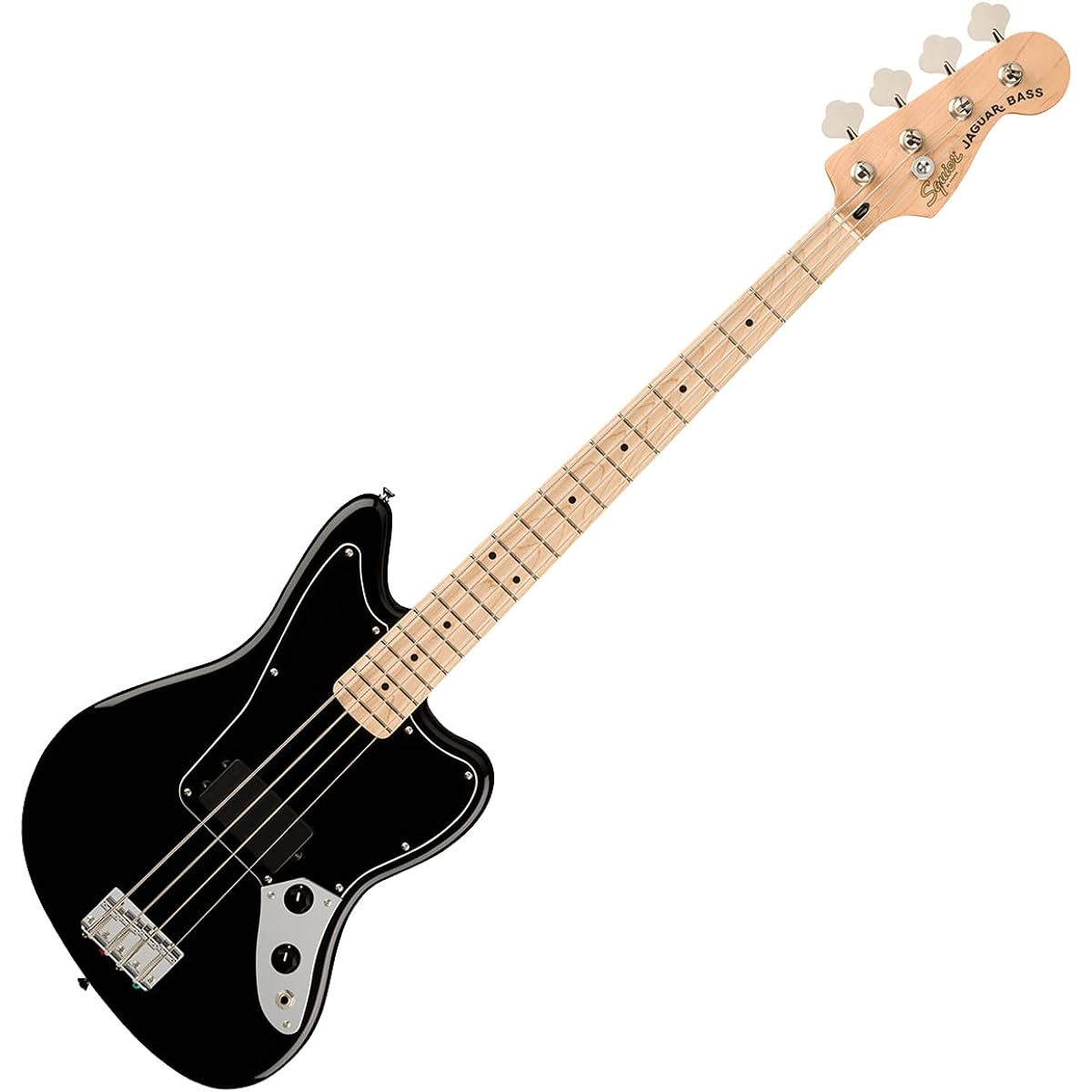 Squier by Fender Affinity Series Jaguar Bass H Black Bass Beginner 12-piece set Jaguar bass