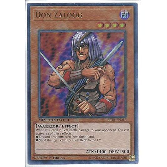 '- Don Zaloog - SBTK-EN016 - Ultra Rare - 1st Edition - Speed Duel - Trials of the Kingdom