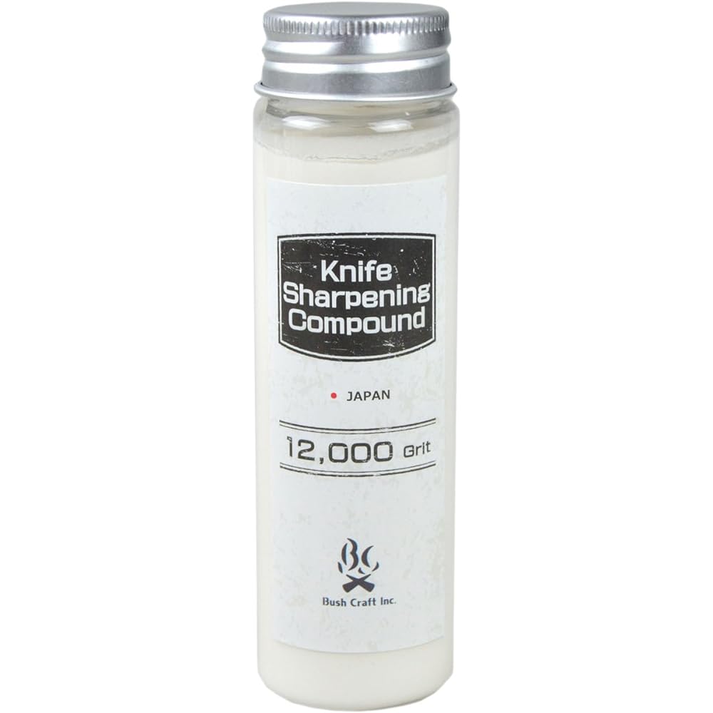 Bush Craft Knife Sharpening Compound #12000 White 03-05-bush-0003 & Knife Sharpening Compound #600 Red 03-05-bush-0003 [Set Purchase]