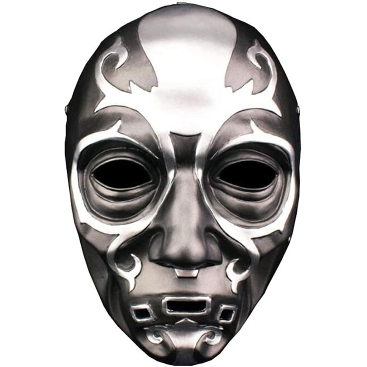 Hqroidd Death Cosplay Eater Mask 3D Scary Skull Mask Masquerade Party Halloween Costume Horror Resin Prop Holiday Gift