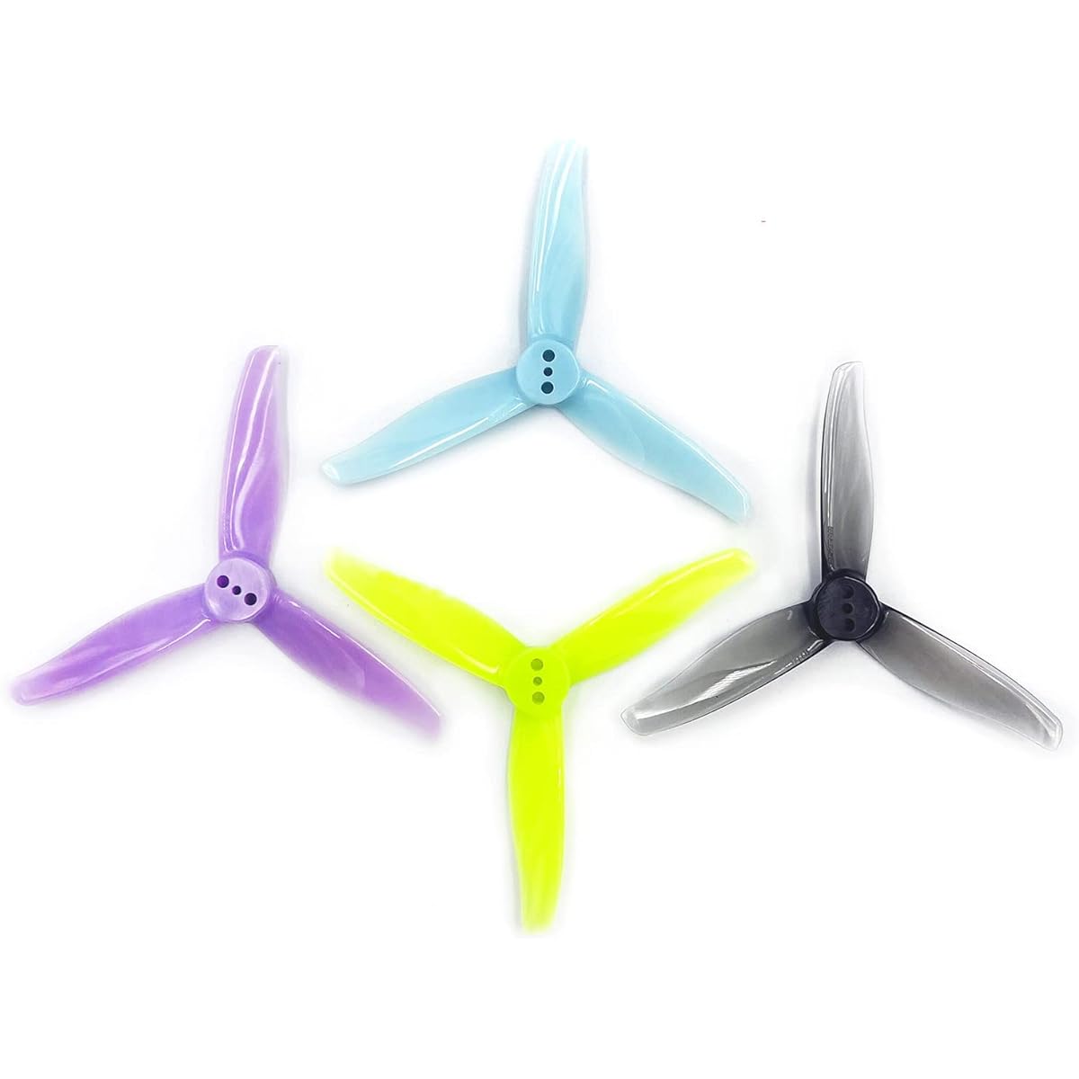 GEMFAN 3016 3" Propellers 3-Blade Props 1.5mm Hole for 1108~1303 Motors FPV Toothpick Multicolor Quadcopter 16pcs