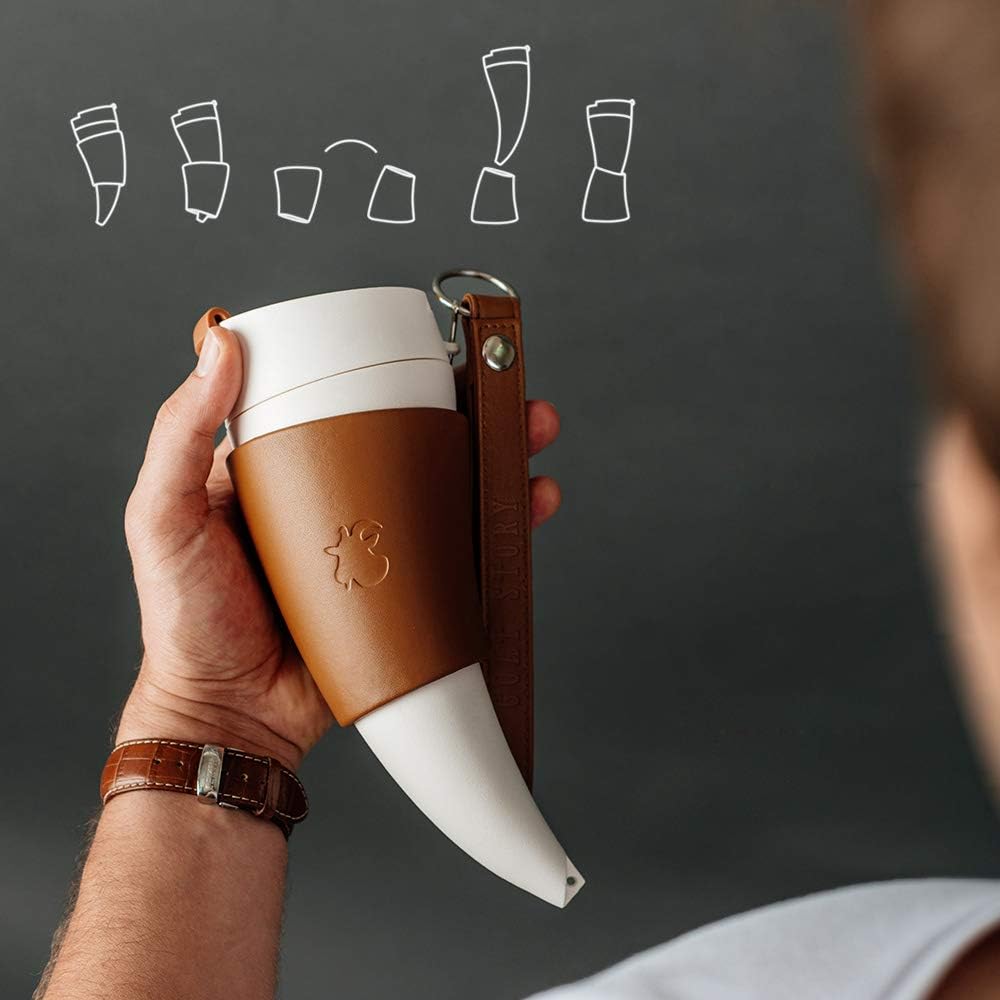 GOAT STORY Goat Mug Tumbler 350ml Brown GM-1026B12