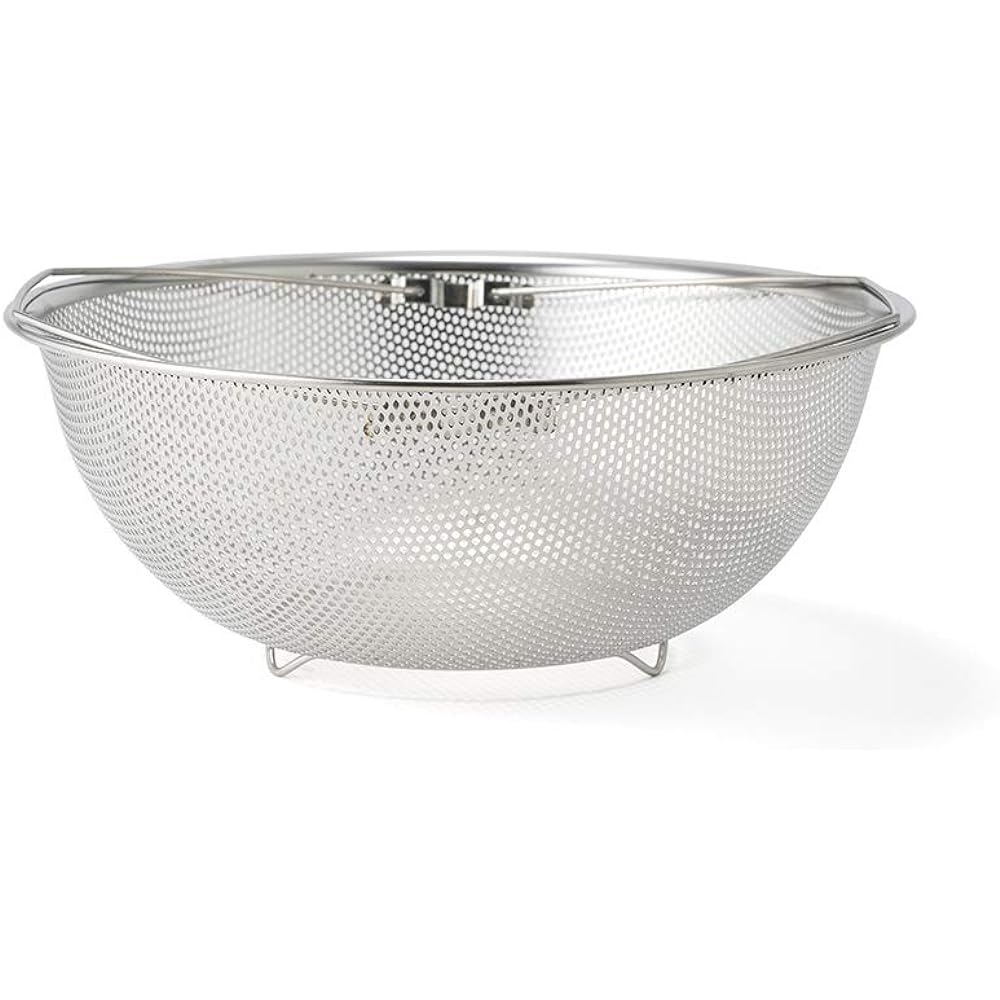 Fuji Enamel Boiling/Simmering/Steaming/Frying All-purpose multi-functional pot All-in-one Plus (with colander and drainboard) White 27cm N-27FW.W