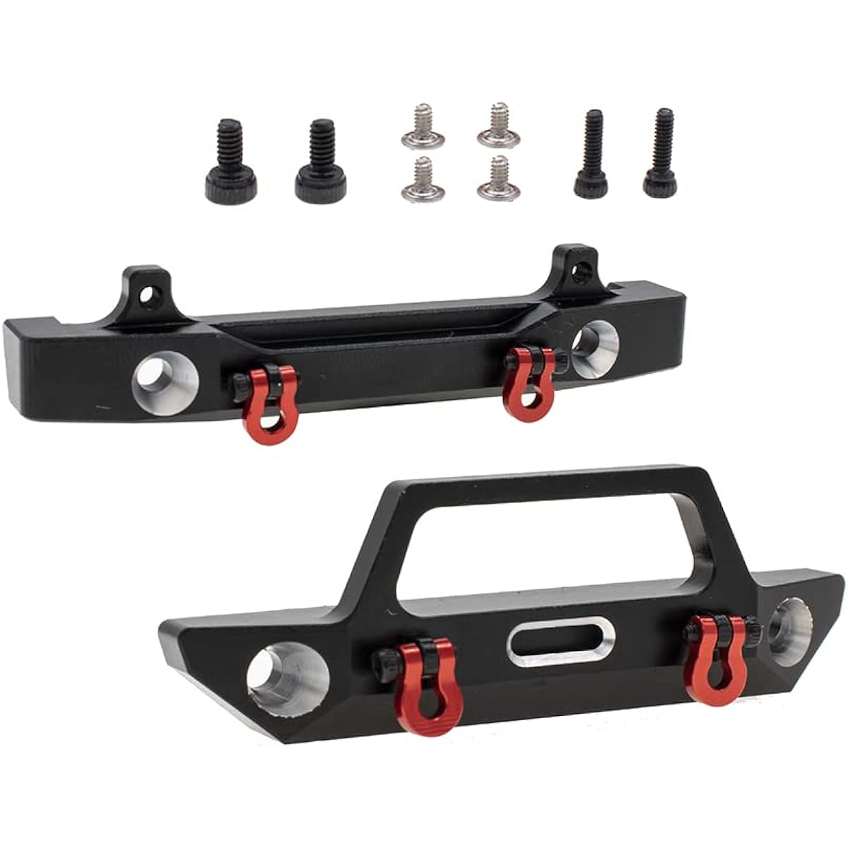 CODA RACING Aluminum Front & Rear Bumper AXIAL SCX24 AXI90081 Deadbolt for RC Crawler Car