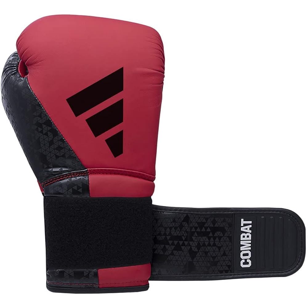 adidas Boxing Gloves FLX3.0 Combat 50 ADIC50TG //Adidas Boxing Gloves Sparring Gloves Kickboxing (16oz, Red)