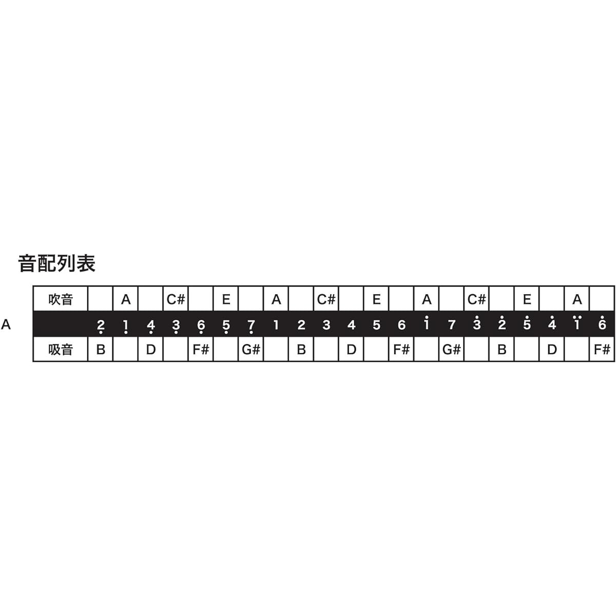 Tombo TOMBO double note harmonica in A key special Tombo band 21 holes 1521