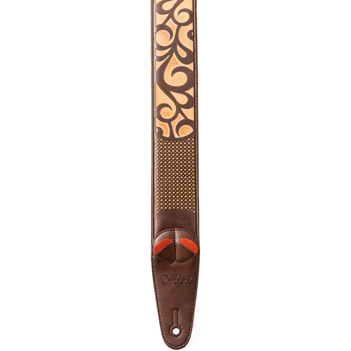 RightOn! STRAPS Guitar/Bass Strap Width 5cm, Length 95~145cm NASHVILLE BEIGE