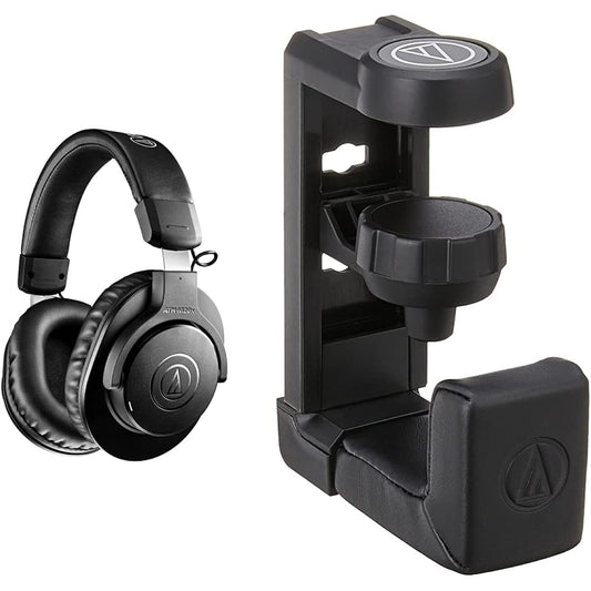 Audio-Technica Wireless Headphones ATH-M20xBT & Audio-Technica Headphone Hanger AT-HPH300