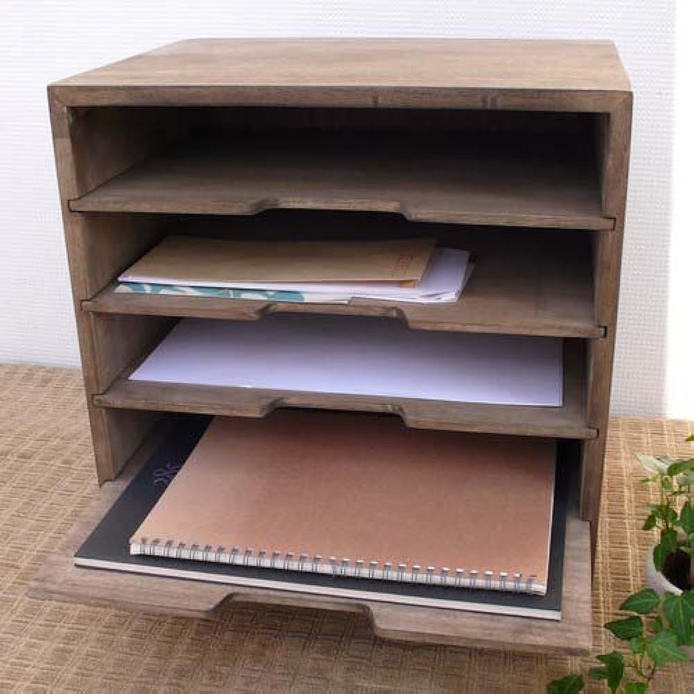 azi-azi interior handmade shelf document rack AZ-518