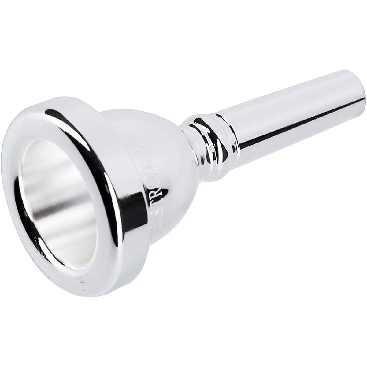 EastRock Standard Tuba Mouthpiece, Silver Plated Tuba Mouthpiece, Great Gift for Tuba Players, Replacement Tuba Parts
