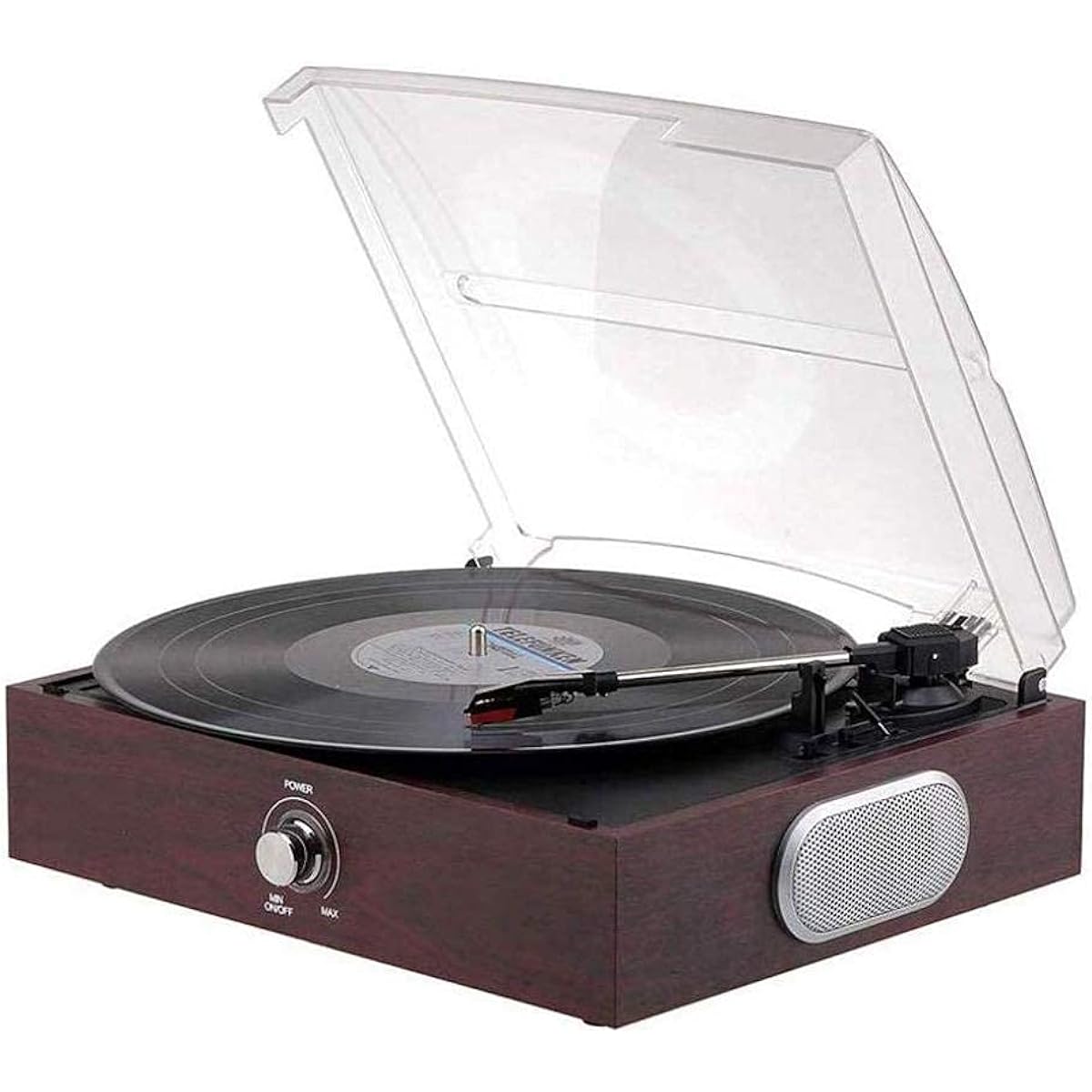Record Player, Bluetooth Vinyl Record Player, Vinyl Turntable, Record Player, Portable Suitcase Deck with Powerful E