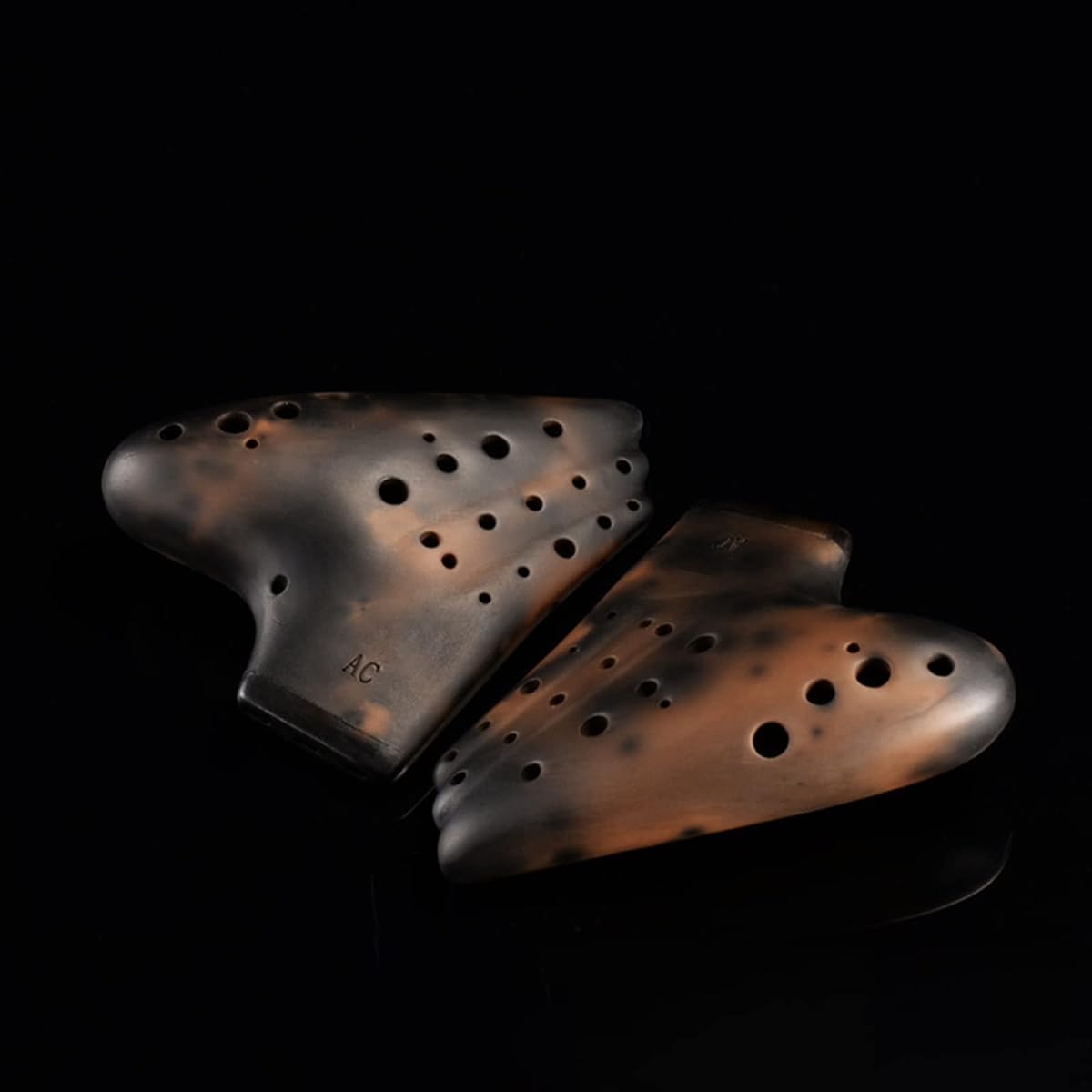 Professional 3 Tube AC Mid-Range C Tune Smoked Ocarina Musical Instrument Multi-Tube Ocarina Playing Ocarina Ocarina Musical Instrument