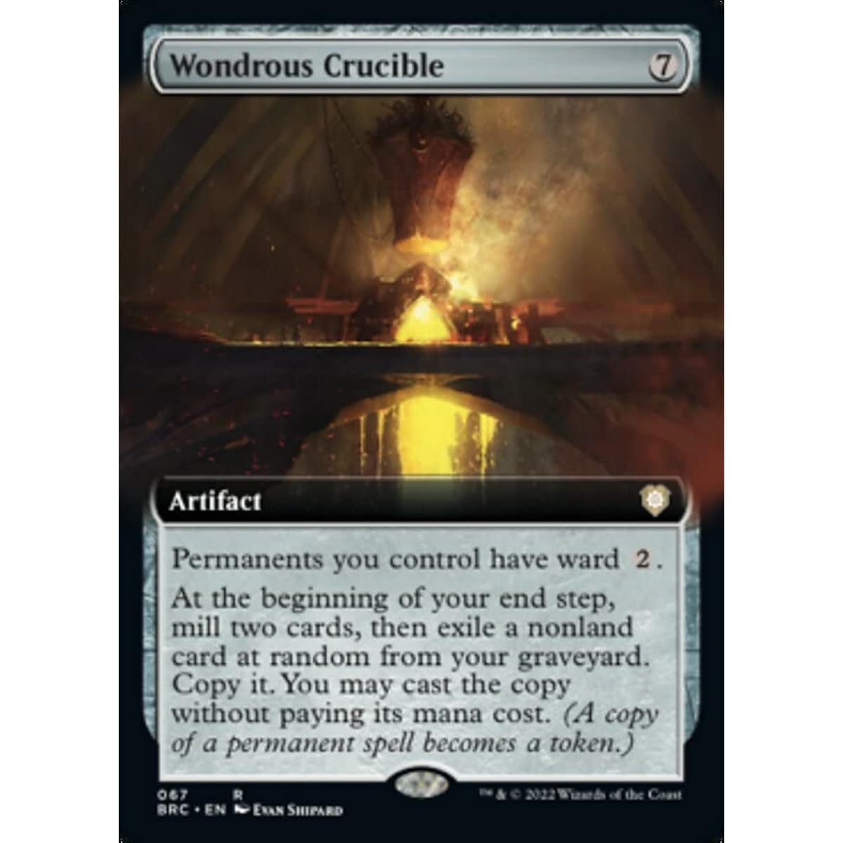 Magic: The Gathering Mysterious Cross (067) Extended Art Brothers of War Leader