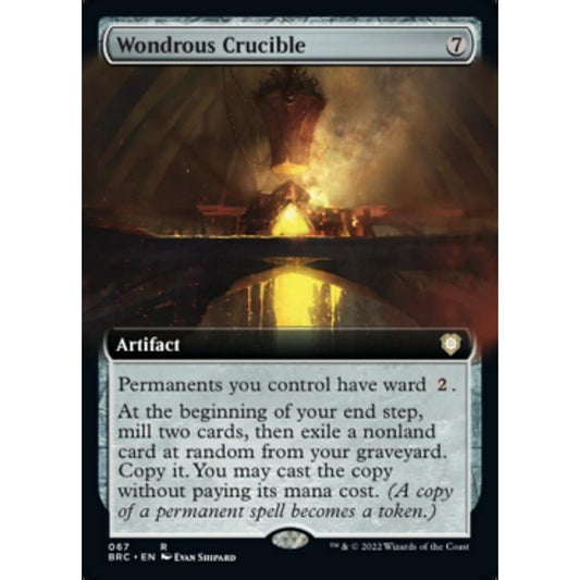 Magic: The Gathering Mysterious Cross (067) Extended Art Brothers of War Leader