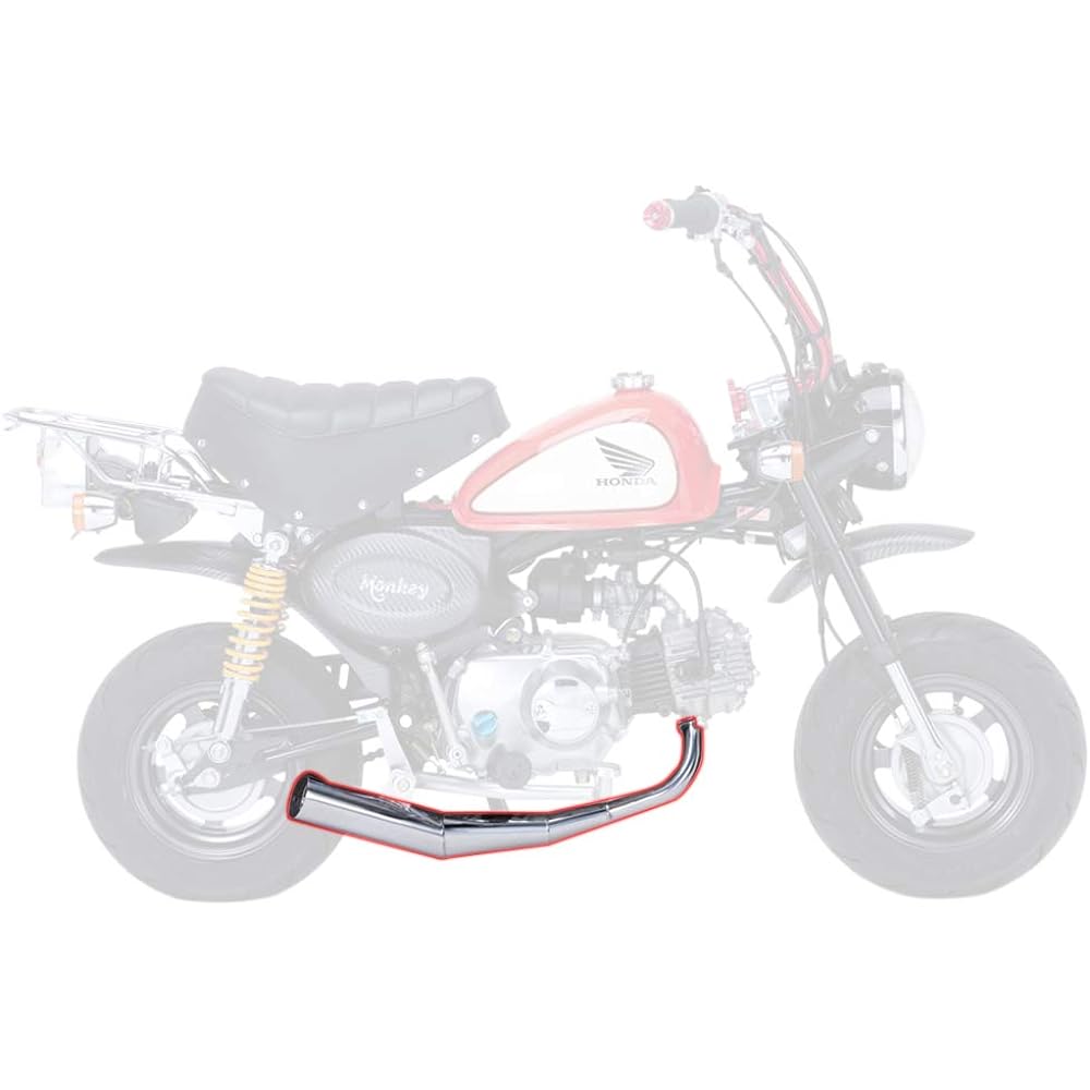 Nankai Parts (NANKAI) *Vehicle not included Monkey Power Comp Muffler (Type 11) All Stainless Steel MM-11