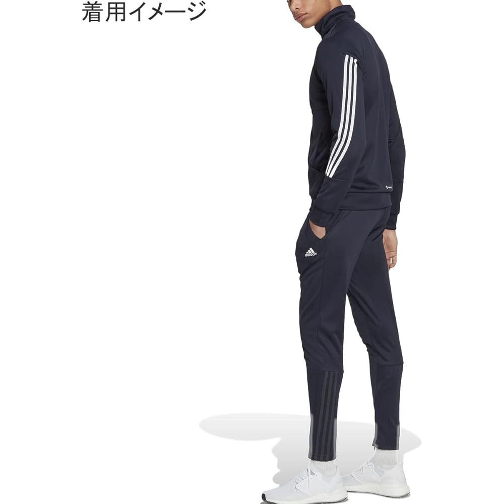 [adidas] Men's M SLIM Tracksuit KC613 HI5401 Black J/2XS Training Wear Setup