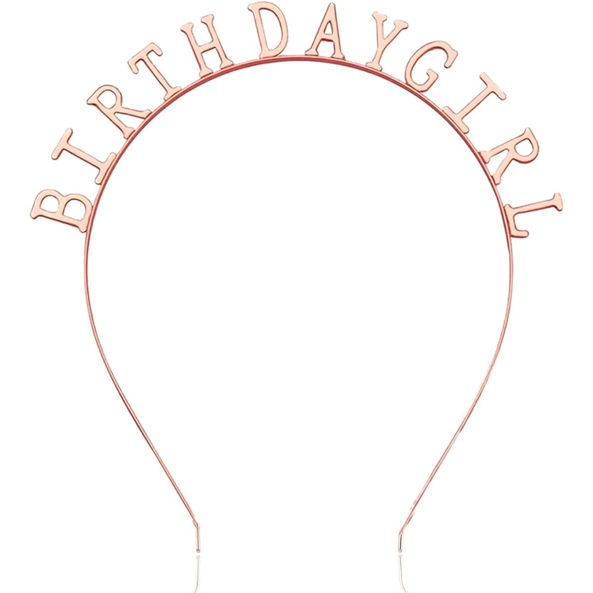 Birthday Girl Tiara Headband Crown Birthday Headpiece Princess Party Hat Hairband Gold US Size: One Size