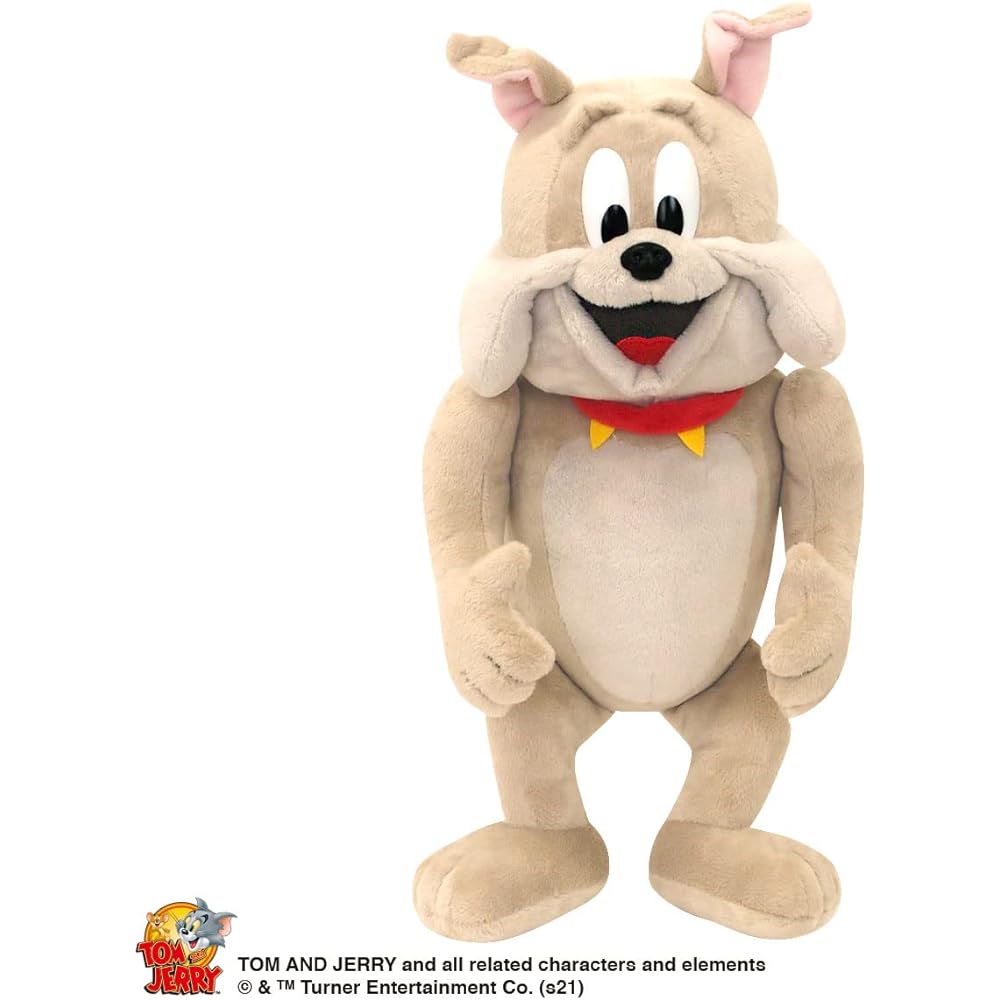 NICI Plush Tom and Jerry Spike 40cm Tom Jerry Goods Toy Bulldog Anime Character Dog Fluffy Gift Present Germany Beige 3090936
