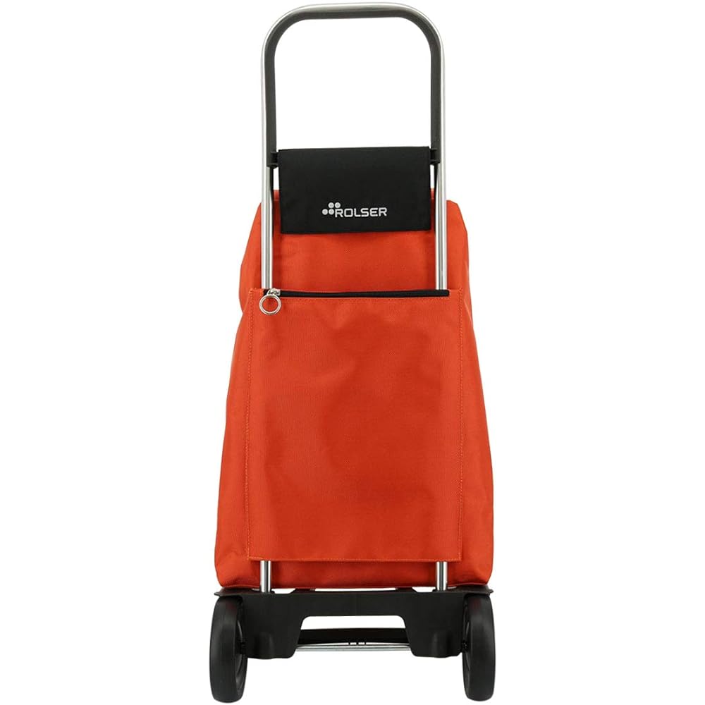 [ROLSER] Shopping Cart 2 Wheels Stylish Brand Light Quiet 20133-14001 20133-14002 ROLSER nananoel Quiet Lightweight Carry Cart Carry Bag Shopping Carry Folding Compact [330j] Joyster Orange