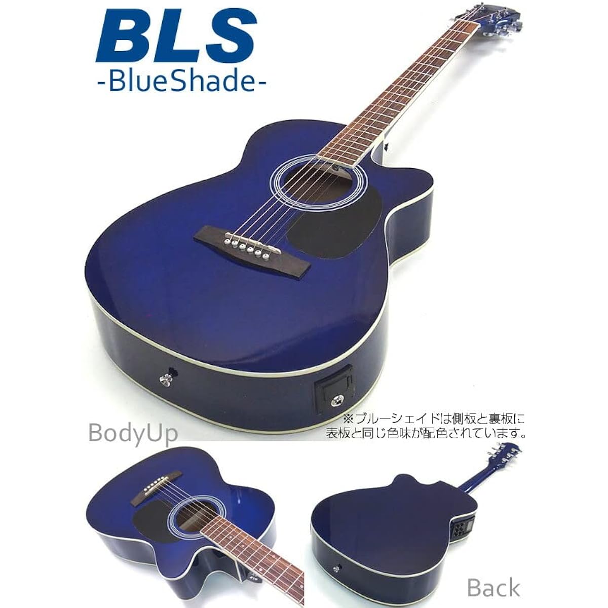 Electric-acoustic guitar Legend FG-15CE Beginner Introduction 16-piece set BLS [98765]