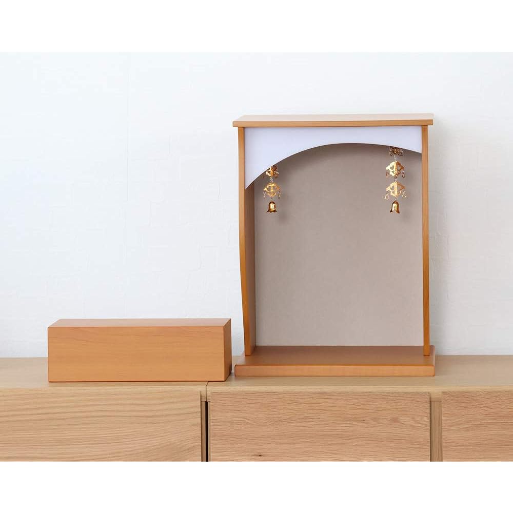 Mini Buddhist altar "Silk" Light color No altar set