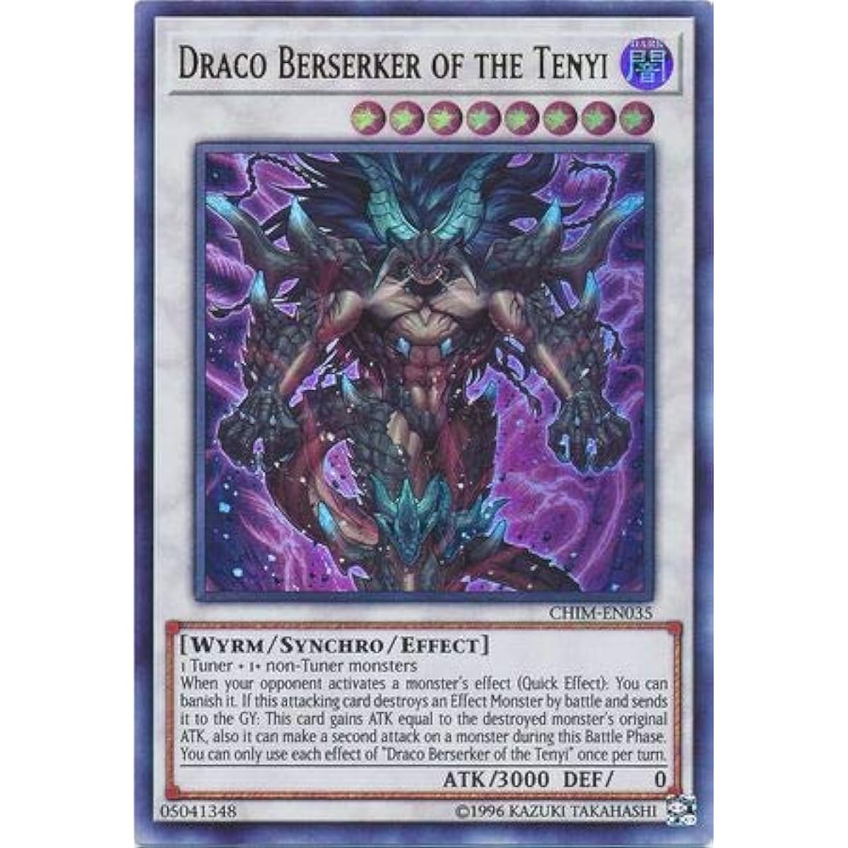 Divine Draco Berserker - CHIM-EN035 - Ultra Rare - Unlimited Edition