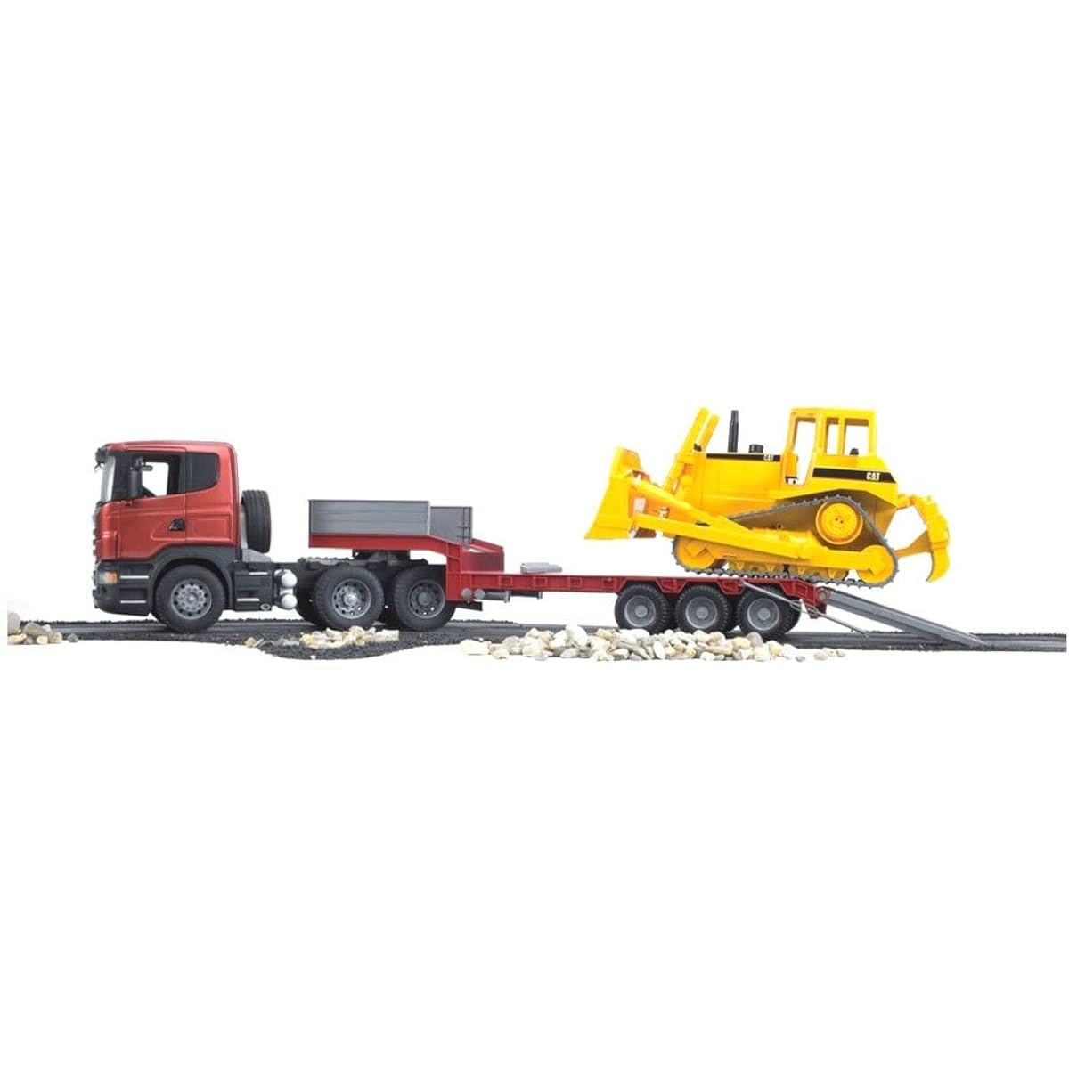 Bruder SCANIA Truck & CAT Bulldozer BR03555