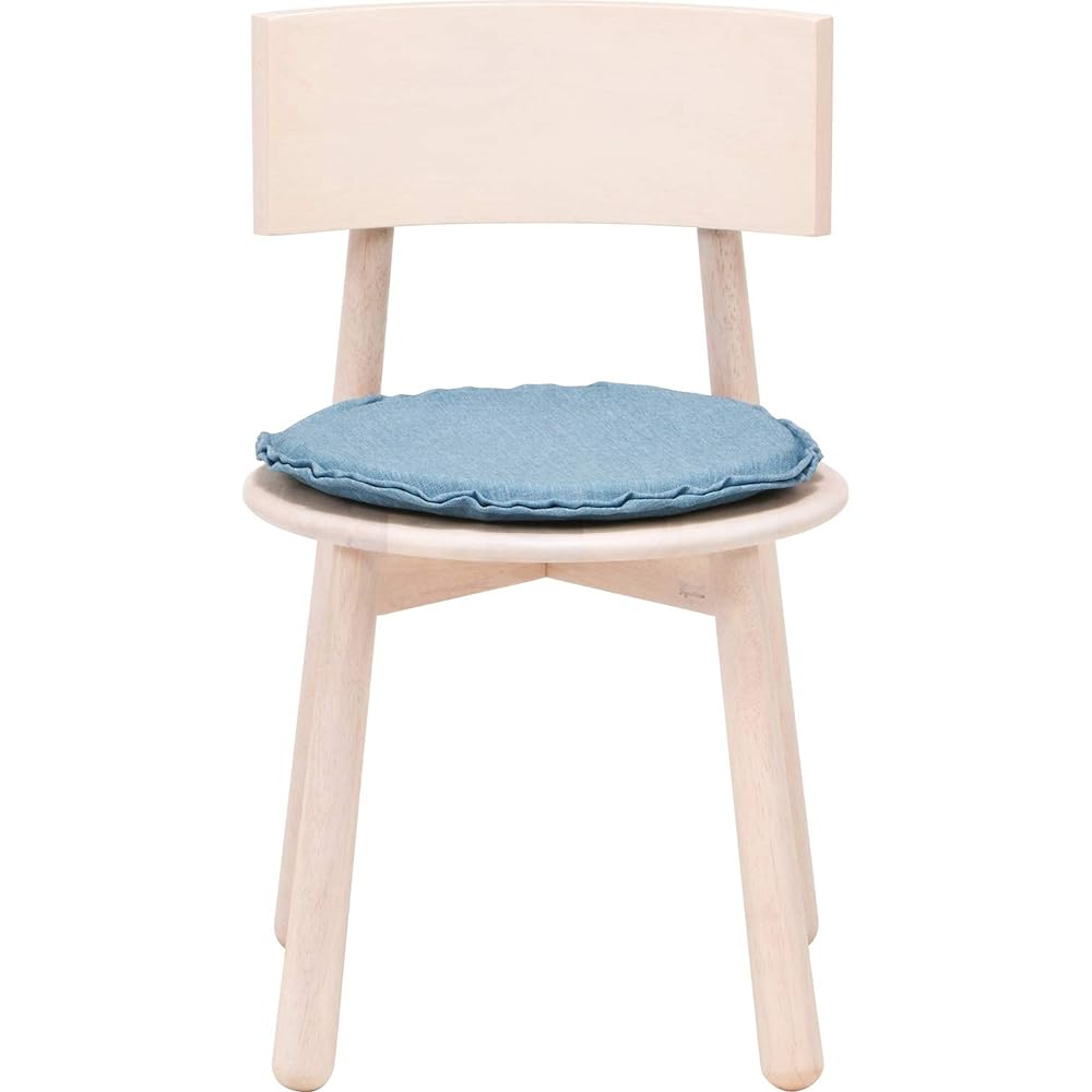 Fuji Boeki Dining Chair Seat Height 42cm White Wash Natural Wood Natural Signature Timba 37666