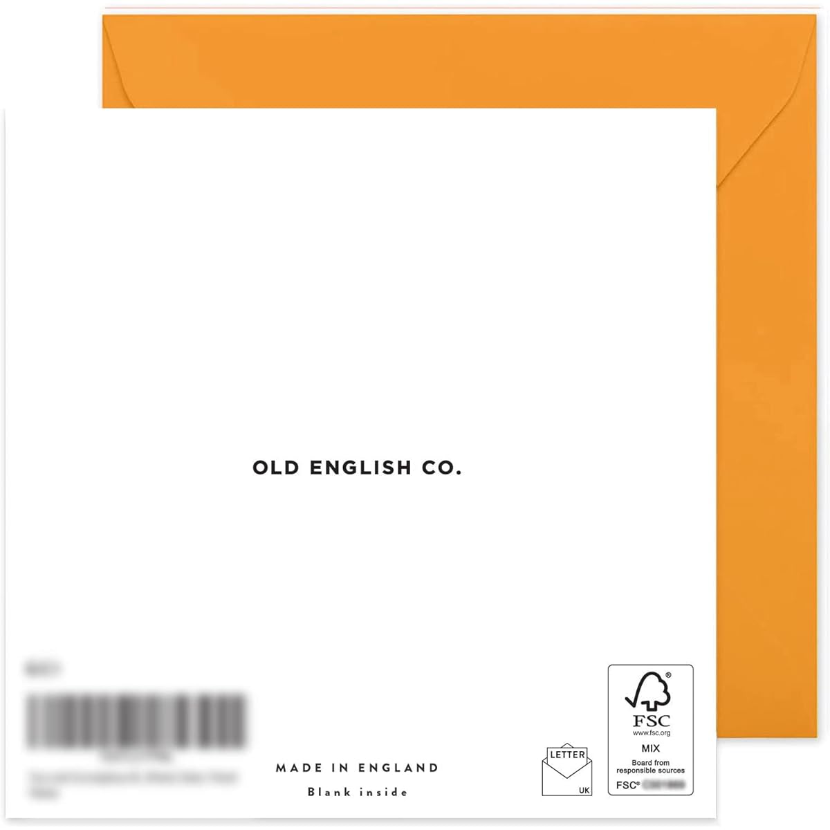 Old English Co. Party Animals 1st Birthday Card for Kids - Gold Foil Square Zoo Birthday Card for Boys and Girls | For Son or Daughter | Blank Inside & Envelope Included (1st Year)