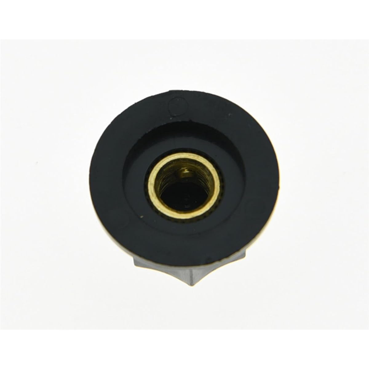 KIAISH 3-Piece Set Black Brass Insert USA Specification 1/4 Inch Large & Small Knob Bass Knob for Jazz J-Bass