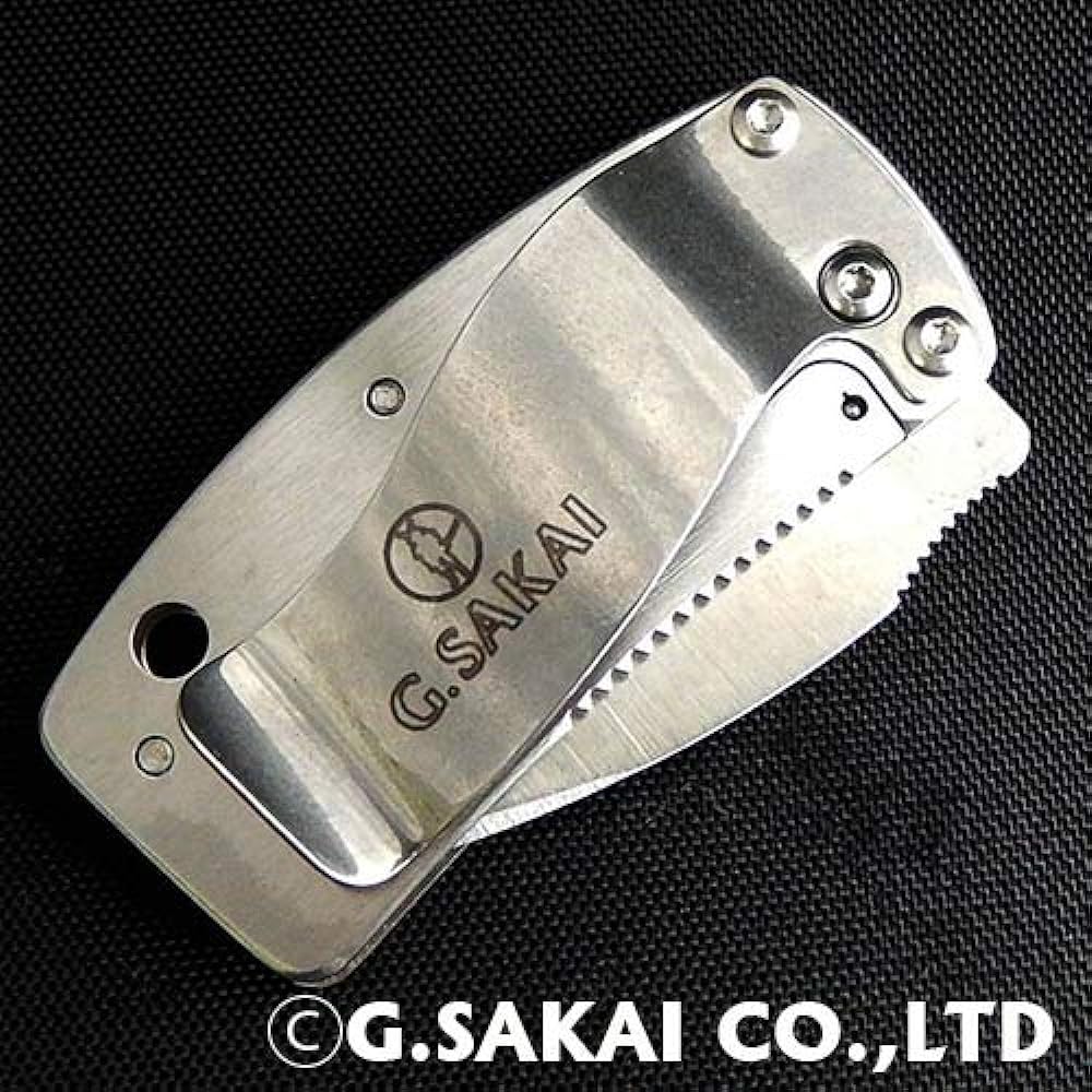 G SAKAI Knife Folding Knife (with Money Clip) Amago 11168